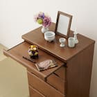 天然木仏壇チェスト4段(BR) 2枚目画像