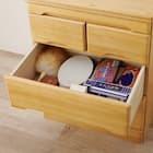 天然木仏壇チェスト3段(LBR) 4枚目画像