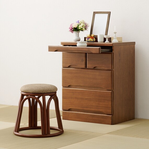 天然木仏壇チェスト3段(BR) 8枚目画像