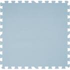 抗菌大判パズルマット３０Pセット（約６畳用）(ダークグレー×ブルー) 3枚目画像