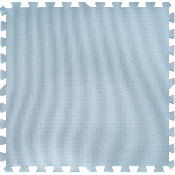 抗菌大判パズルマット30Pセット(約6畳用)(ダークグレー×ブルー) 3枚目画像