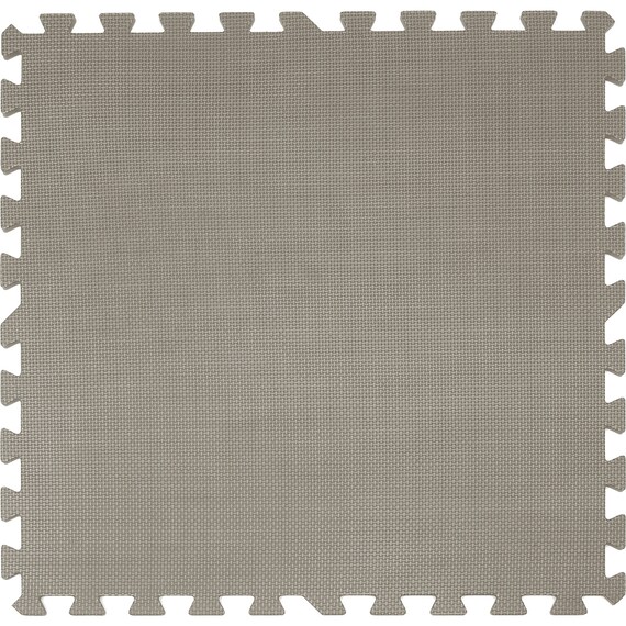 抗菌大判パズルマット３０Pセット（約６畳用）(ダークグレー×ブルー) 4枚目画像