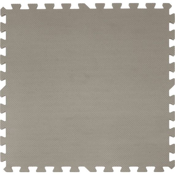 抗菌大判パズルマット30Pセット(約6畳用)(ダークグレー×ブルー) 4枚目画像