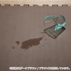 抗菌大判パズルマット30Pセット(約6畳用)(ダークグレー×ブルー) 10枚目画像