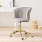 キャスター付きカラーチェア (LGY) 1枚目画像