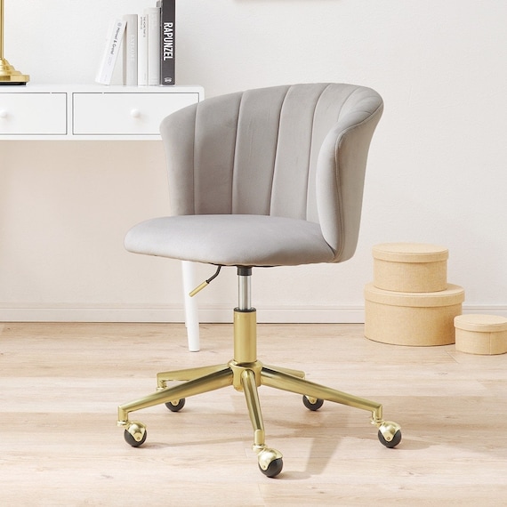 キャスター付きカラーチェア (LGY) 1枚目画像