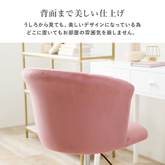 キャスター付きカラーチェア (LGY) 7枚目画像