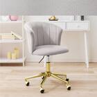 キャスター付きカラーチェア (LGY) 12枚目画像