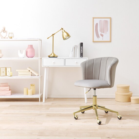 キャスター付きカラーチェア (LGY) 13枚目画像