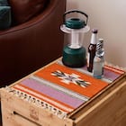 ウール100%ランチョンマット4枚セット キリムIS (OR) 2枚目画像