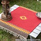 ウール100％ランチョンマット4枚セット キリムIS (OR) 3枚目画像