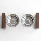 ペット用エサ皿(ブラウン) 5枚目画像