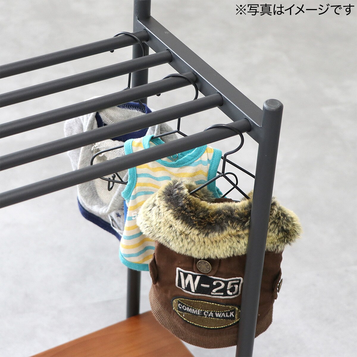 niko and... ニコアンド　ハンガーラック ブラウン 幅60cm］ハンガーラック/Nクラシックシリーズ【大型家具