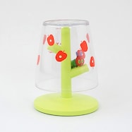 うがいコップ&スタンド アオムシ