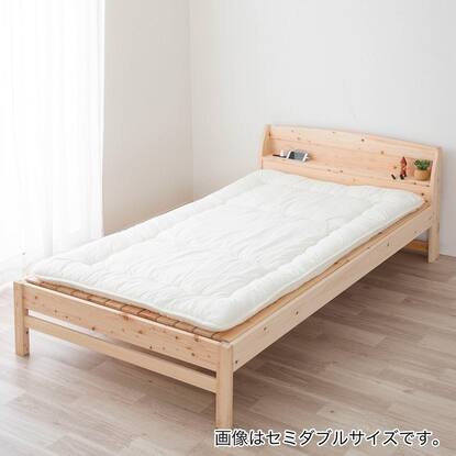 札幌市近郊にお住まいの方限定！送料無料！収納付きセミダブルベッド  