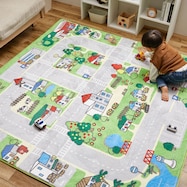 洗えるキッズラグ ニュータウン 190×190