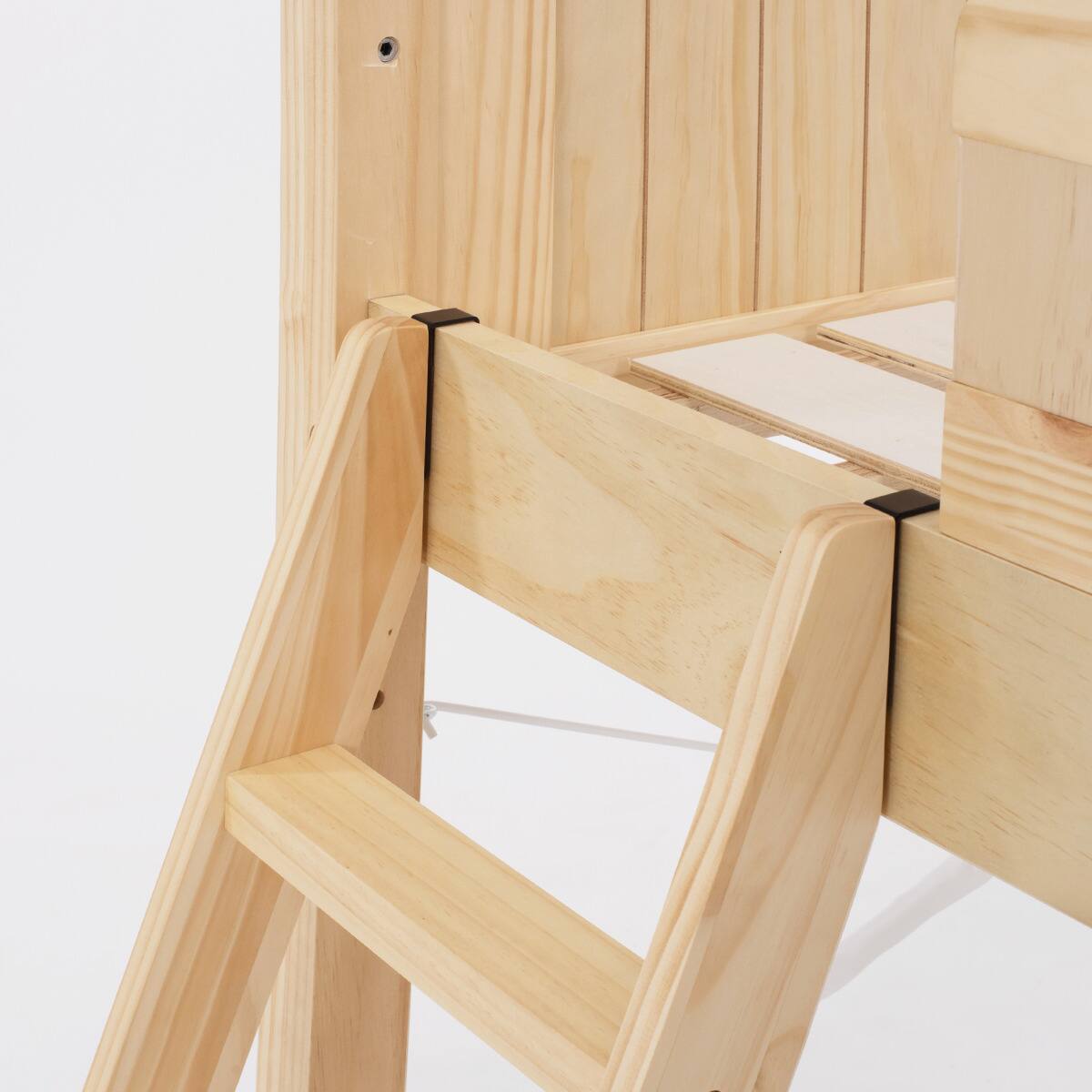 頑丈棚付きロフトベッド ロータイプ(高さ122cm NA) | ニトリネット