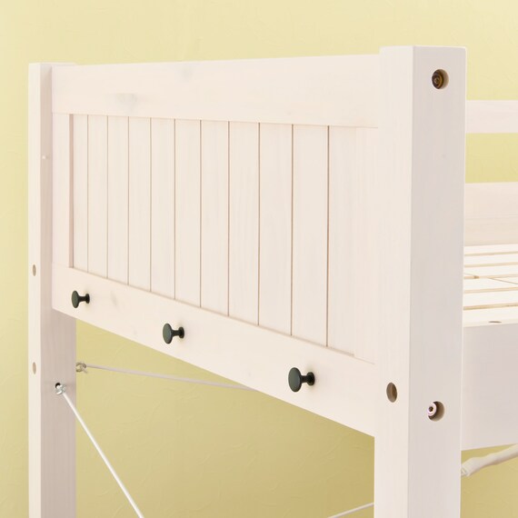 頑丈棚付きロフトベッド ハイタイプ(高さ186cm WW) 4枚目画像