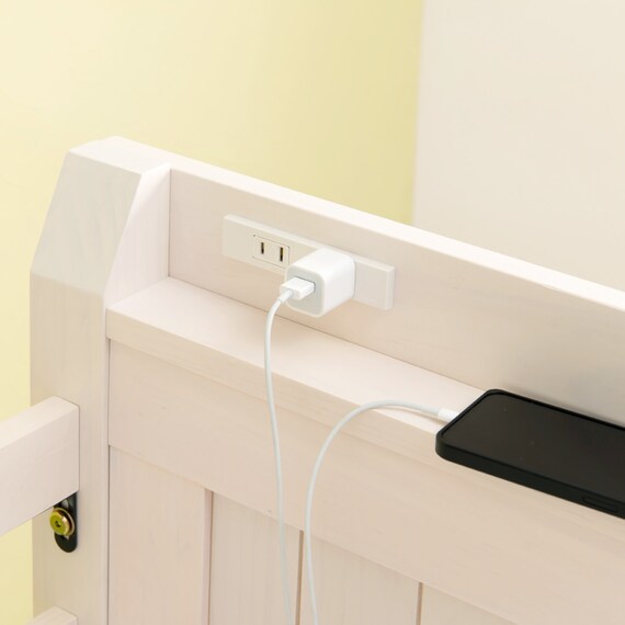 頑丈棚付きロフトベッド ハイタイプ(高さ186cm WW) 5枚目画像