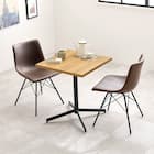 ヴィンテージ調ダイニング3点セット (NA/DBR) 1枚目画像