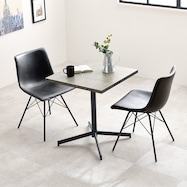 コンクリート調ダイニング3点セット (GY)