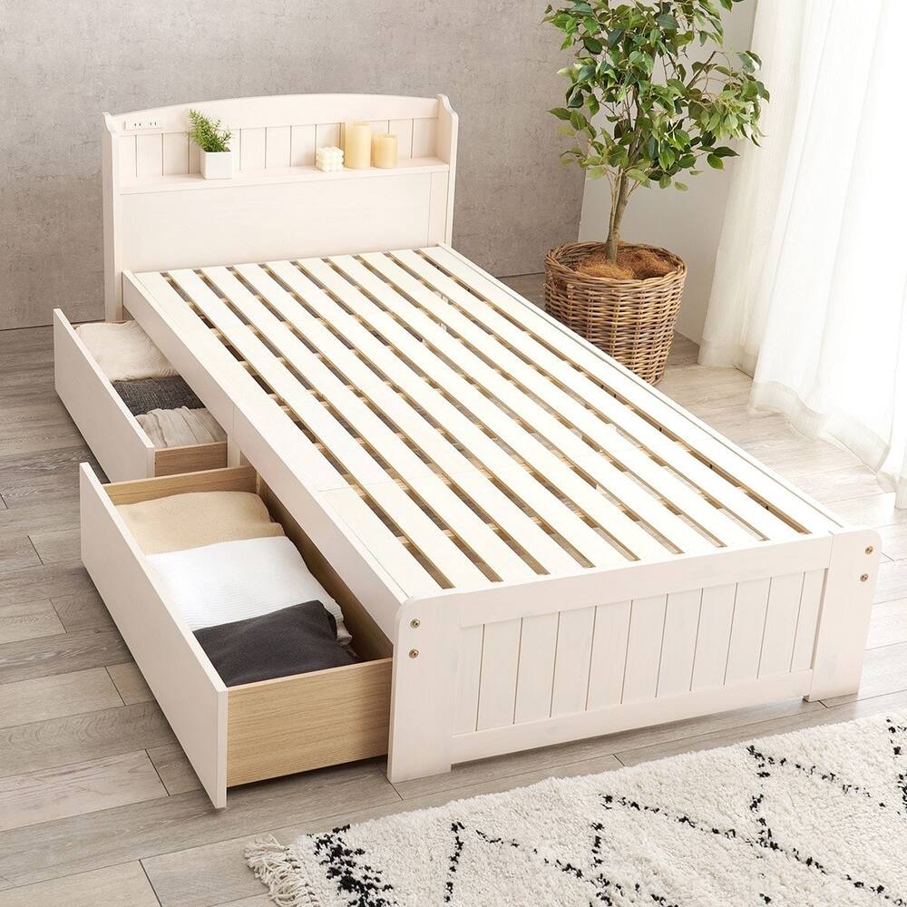 ニトリ (ひらた) ニトリネット 収納ベッド】【元値4.3万円】ベッド 