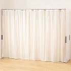 伸縮クローゼットハンガーラック(上棚なしタイプ 幅128cm アイボリー) 2枚目画像