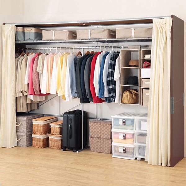 伸縮クローゼットハンガーラック Lh Br 通販 ニトリネット 公式 家具 インテリア通販