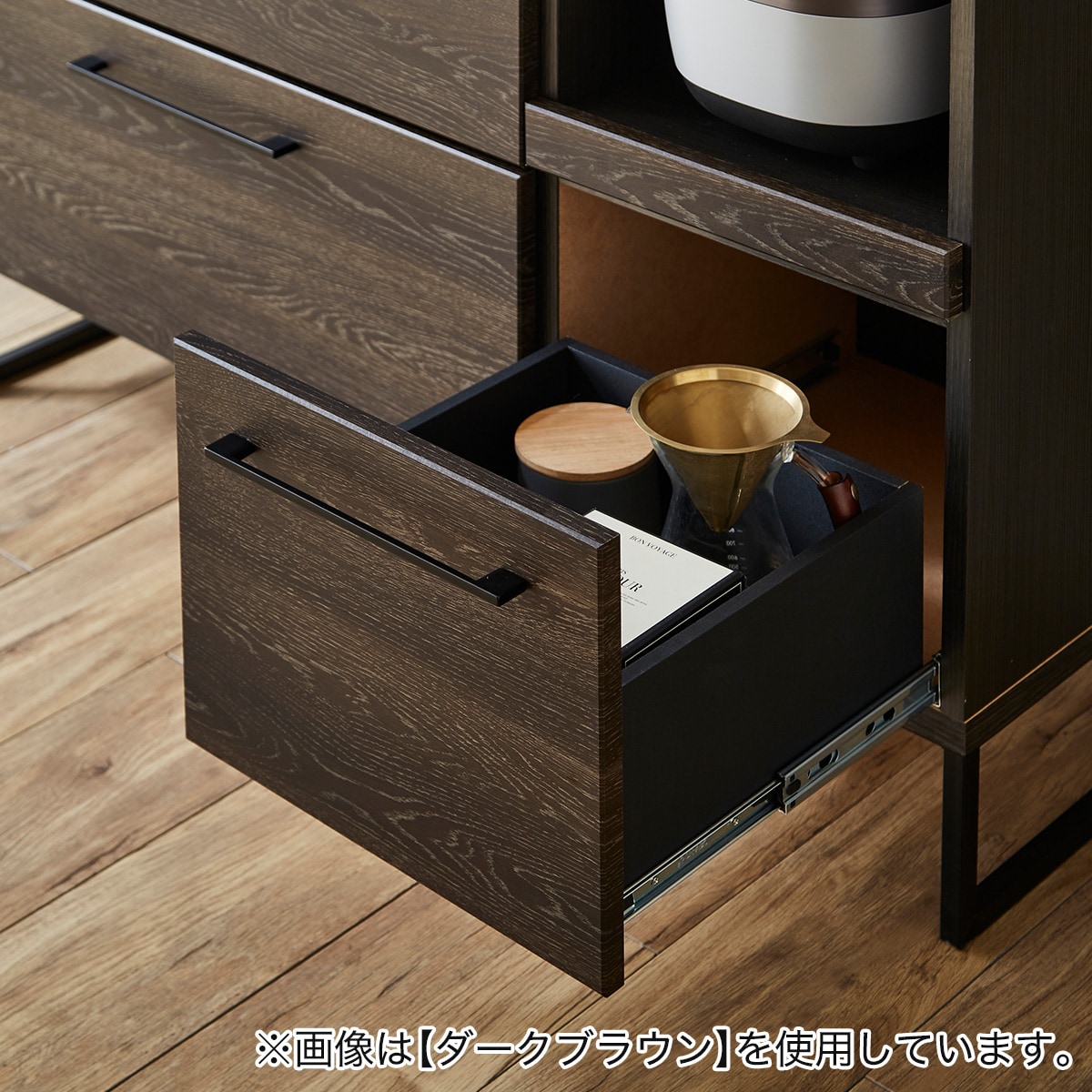 最終セール　美品　ニトリ　キッチンカウンター ニトリ キッチンカウンター(ダストボックス付き セラミック天板