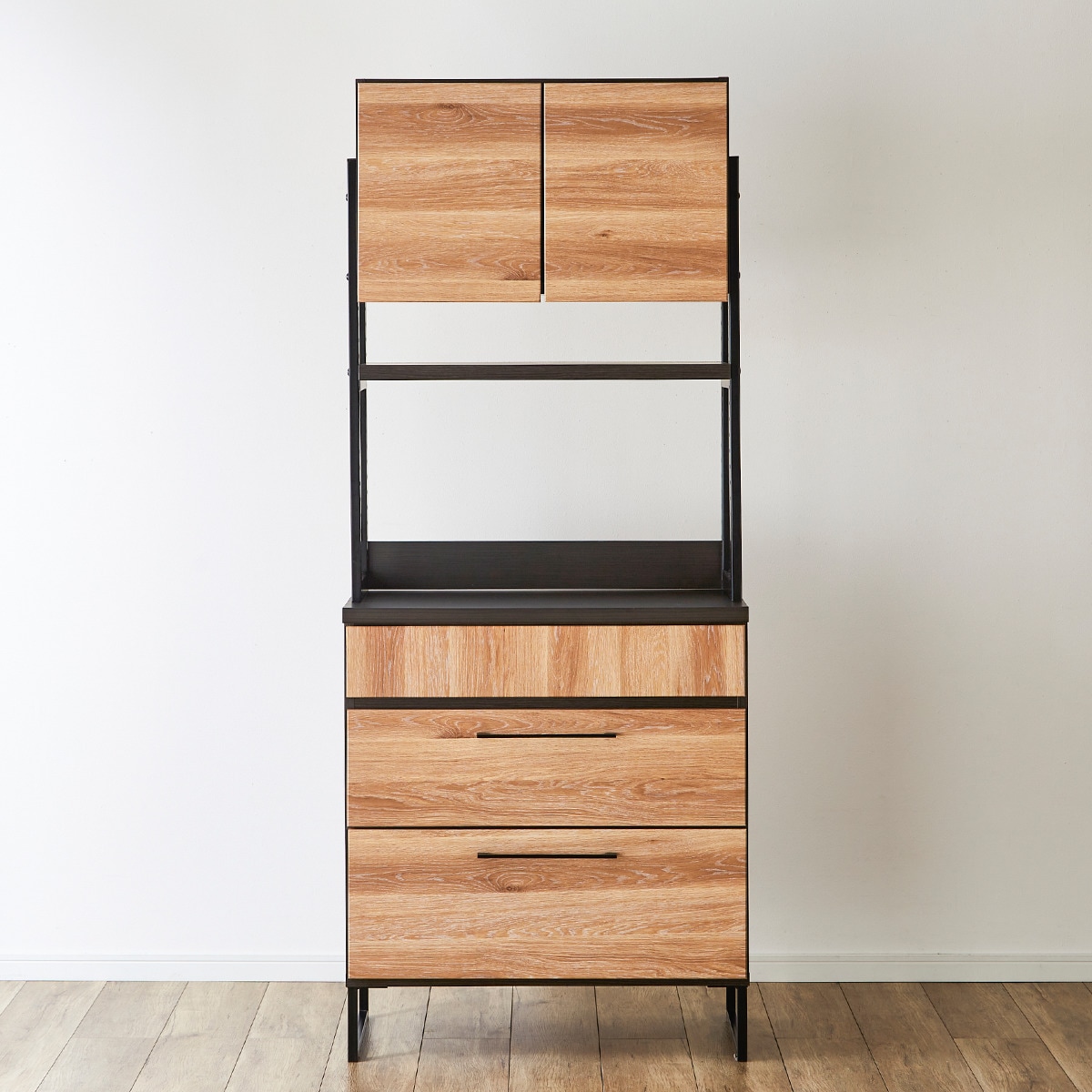 キッチンボード　ヴィンテージテイスト　ニトリ ヴィンテージテイストの完成品キッチンボード (80 NA) | ニトリネット