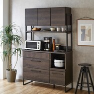 ヴィンテージテイストの完成品キッチンボード (120)【期間限定価格:11/27~1/5まで】