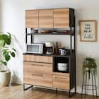 ヴィンテージテイストの完成品キッチンボード (120 NA) 1枚目画像