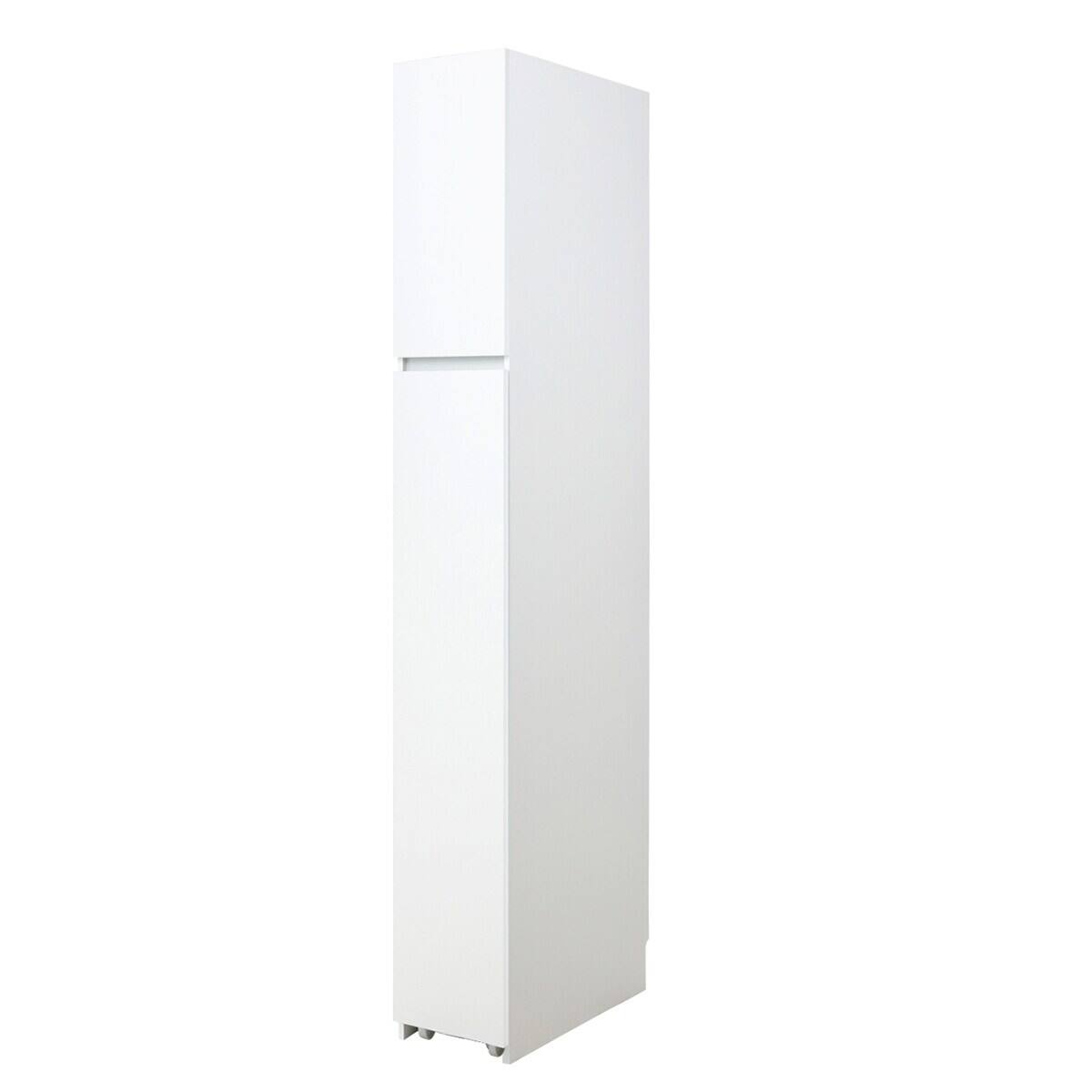 パントリータイプ] 幅1cm単位で選べる隙間ワゴン (幅23×奥行55cm WH