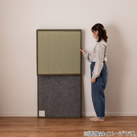 たためる い草置き畳 9面連結 225×225cm 16枚目画像