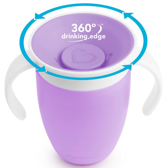 ハンドル付きミラクルカップ(パープル) 2枚目画像