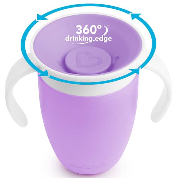 ハンドル付きミラクルカップ(パープル) 2枚目画像