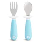 たべたくなーる ステンレスフォーク・スプーン(ブルー) 1枚目画像