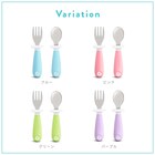 たべたくなーる ステンレスフォーク・スプーン(ブルー) 7枚目画像