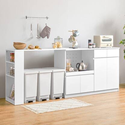 伸縮キッチンカウンター (幅133～207cm WH)通販 | ニトリネット【公式  