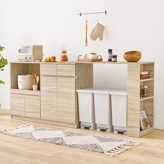 伸縮キッチンカウンター (幅133~207cm NA) 1枚目画像