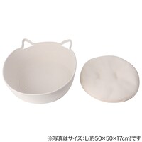 ロープ ペットベッド(XL ホワイト)