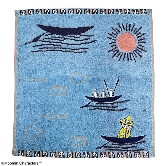 MOOMIN ムーミンウォッシュタオル(いざぼうけん)34×36 1枚目画像
