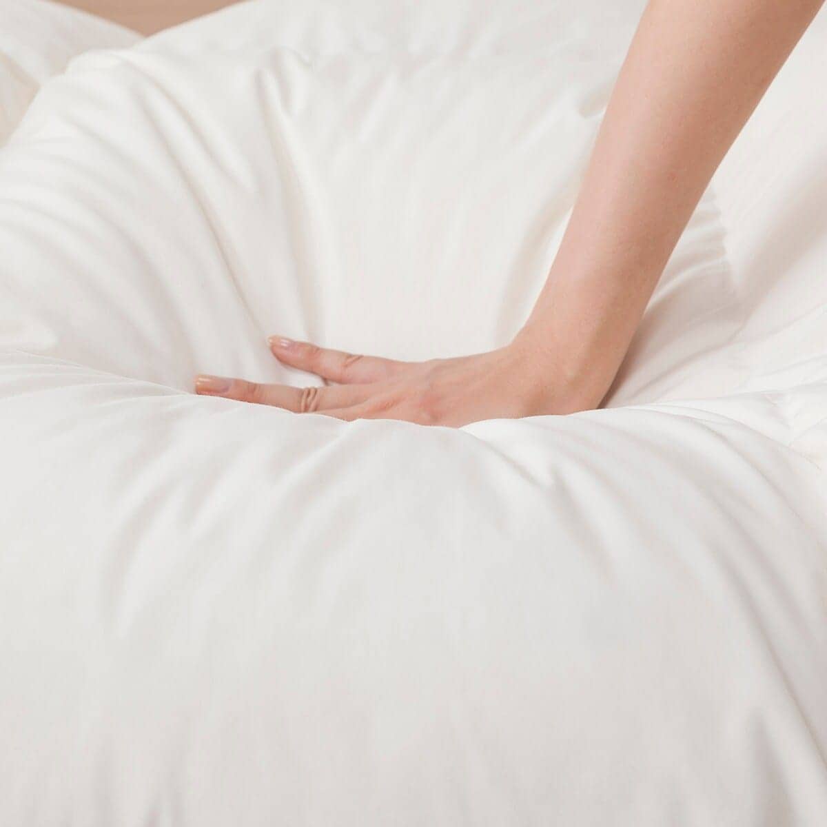 ニトリ　羽毛布団　クイーンサイズ　ダウン93% 日本製】ホワイトダックダウン93% 羽毛布団(ムーンシャンテン クイーン