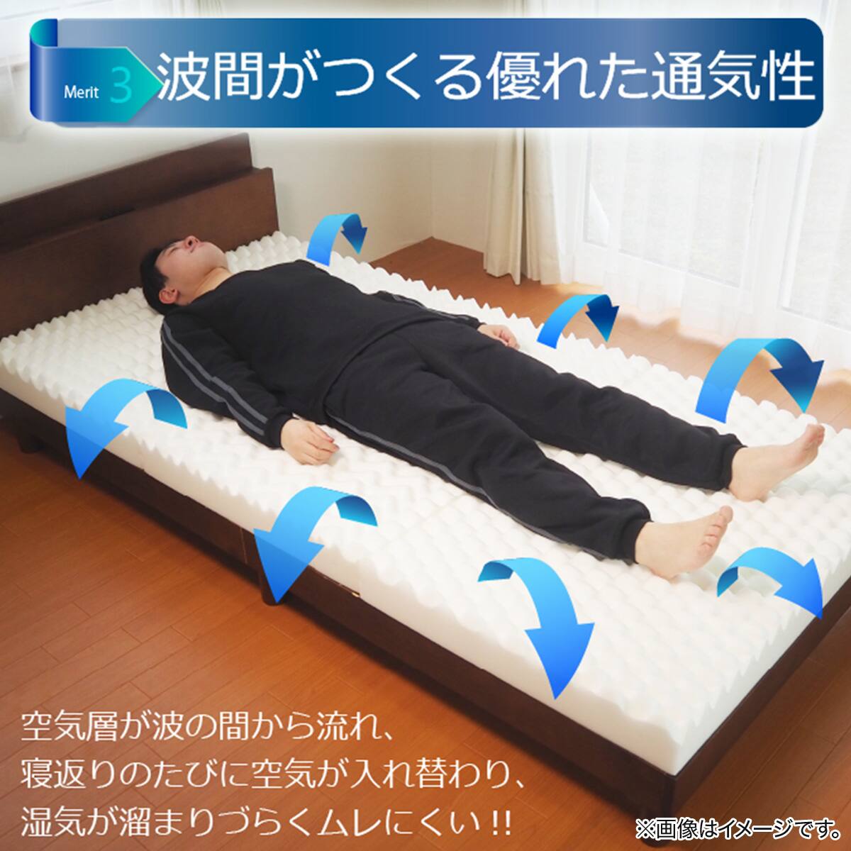 フロートウェーブマットレス スーパーハード D レッド | ニトリネット