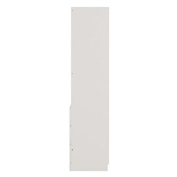 照明付きワードローブ ハンガー + 引出2杯 (幅77.5cm WH) 13枚目画像