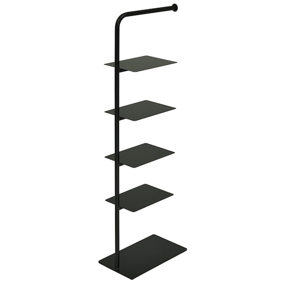 シューズラック(5段 ブラック) 1枚目画像