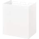 レジ袋ダストボックスキャスター付き(3分別 ホワイト) 1枚目画像