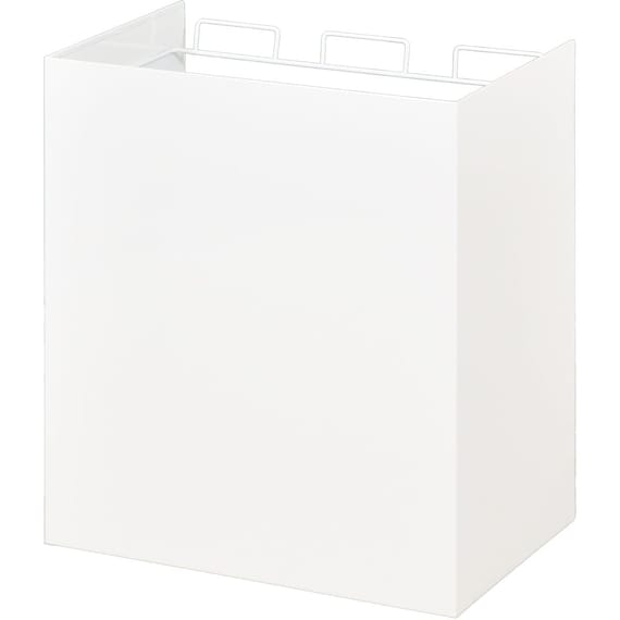 レジ袋ダストボックスキャスター付き(3分別 ホワイト) 1枚目画像