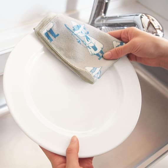 MOOMIN ムーミン マイクロファイバーふきん (スナフキン) 3枚目画像