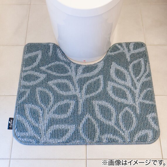 リーフレッシュ消臭トイレマット(グレー) 2枚目画像